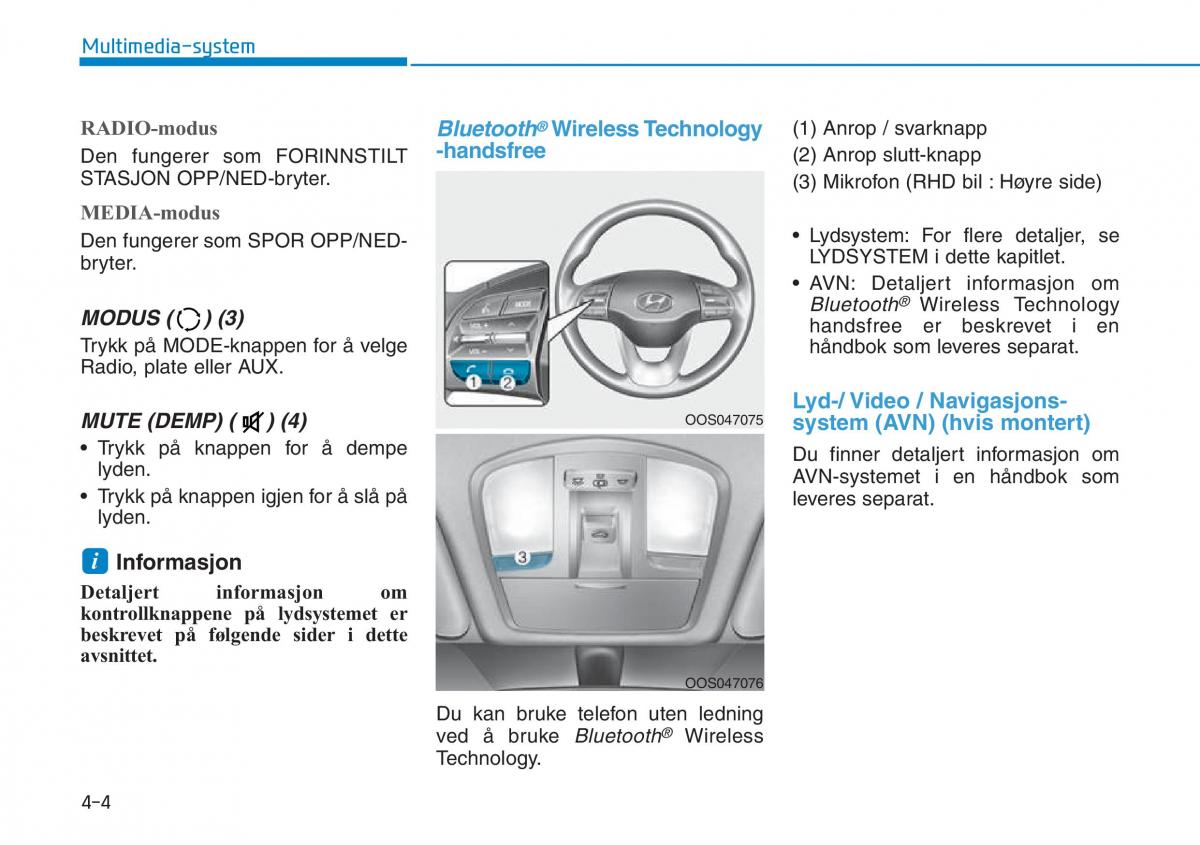 Hyundai Kona bruksanvisningen / page 240