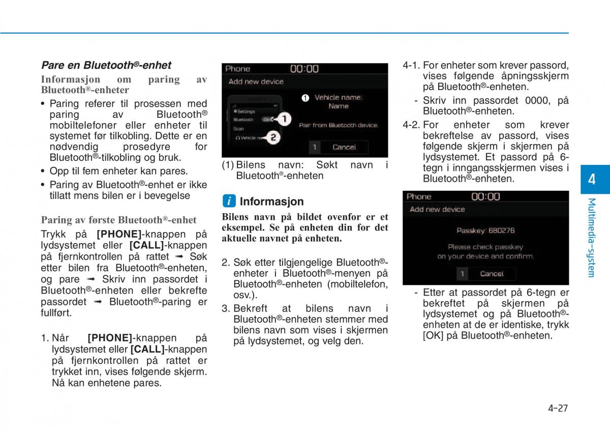 Hyundai Kona bruksanvisningen / page 263