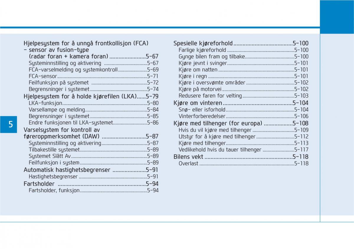 Hyundai Kona bruksanvisningen / page 273