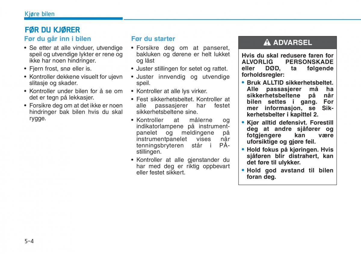 Hyundai Kona bruksanvisningen / page 275