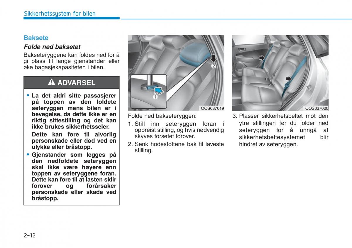 Hyundai Kona bruksanvisningen / page 28