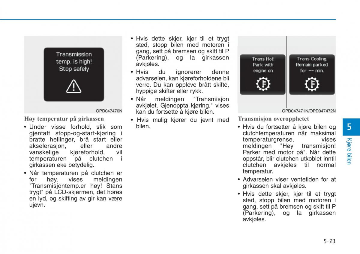 Hyundai Kona bruksanvisningen / page 294