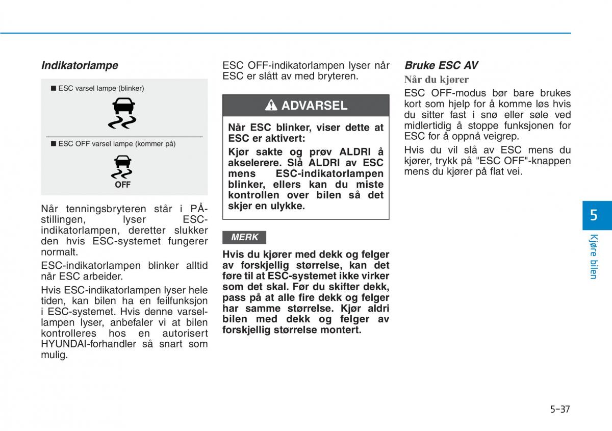 Hyundai Kona bruksanvisningen / page 308