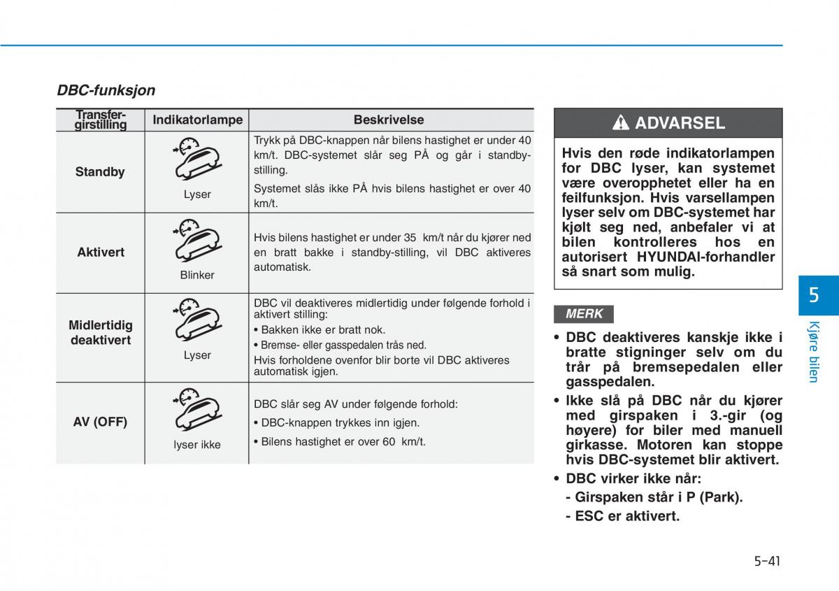 Hyundai Kona bruksanvisningen / page 312