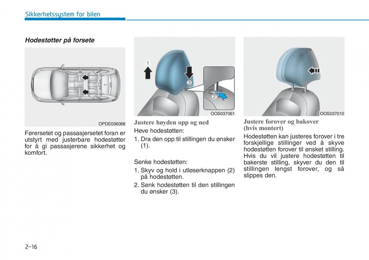 Hyundai Kona bruksanvisningen / page 32