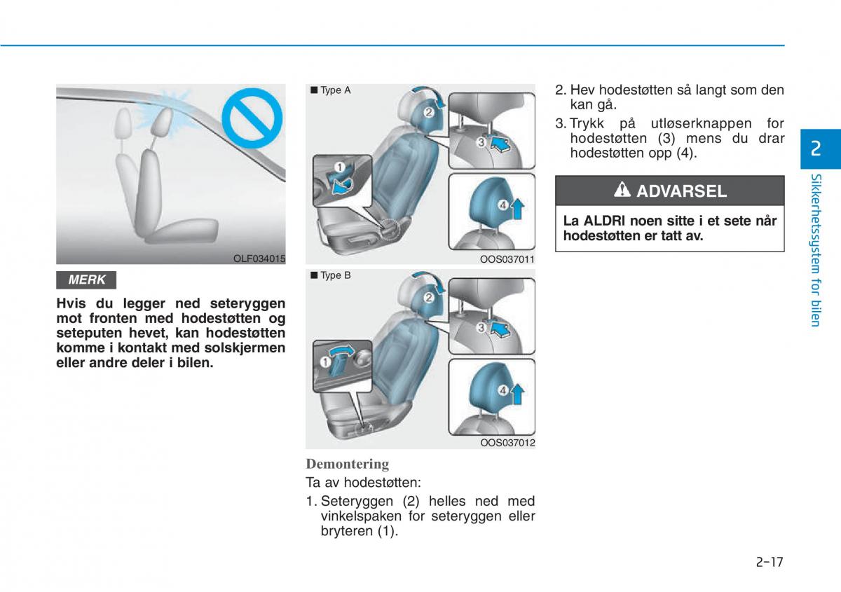 Hyundai Kona bruksanvisningen / page 33