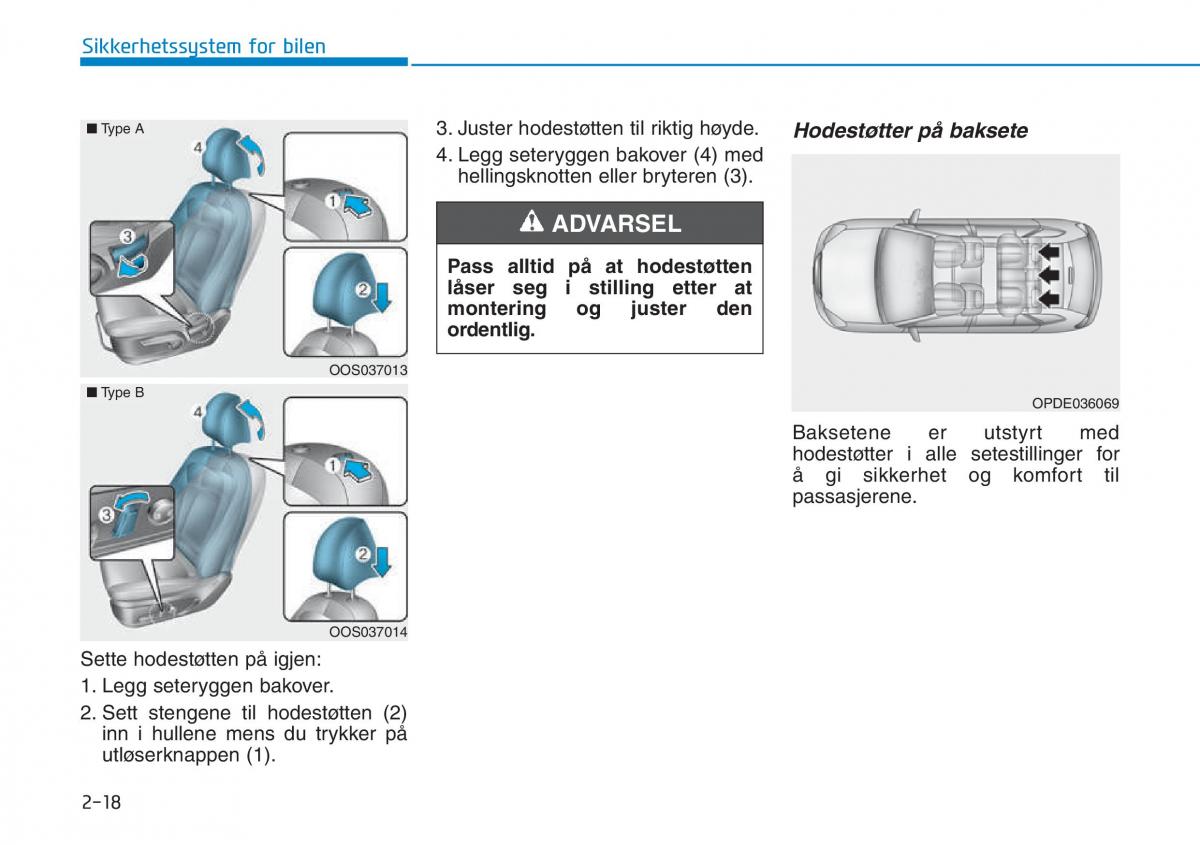 Hyundai Kona bruksanvisningen / page 34