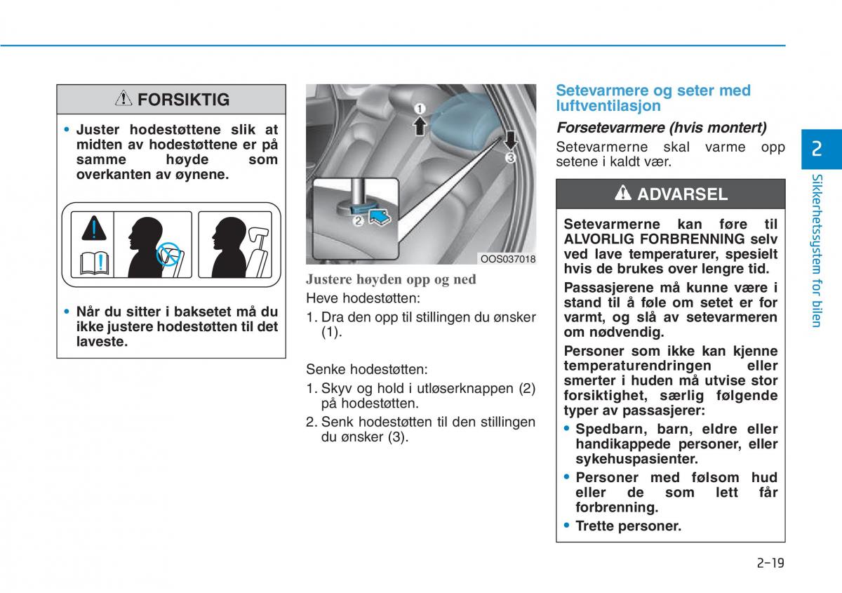 Hyundai Kona bruksanvisningen / page 35