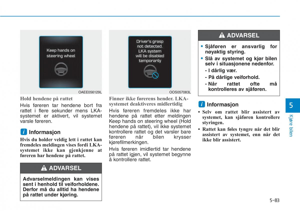 Hyundai Kona bruksanvisningen / page 354