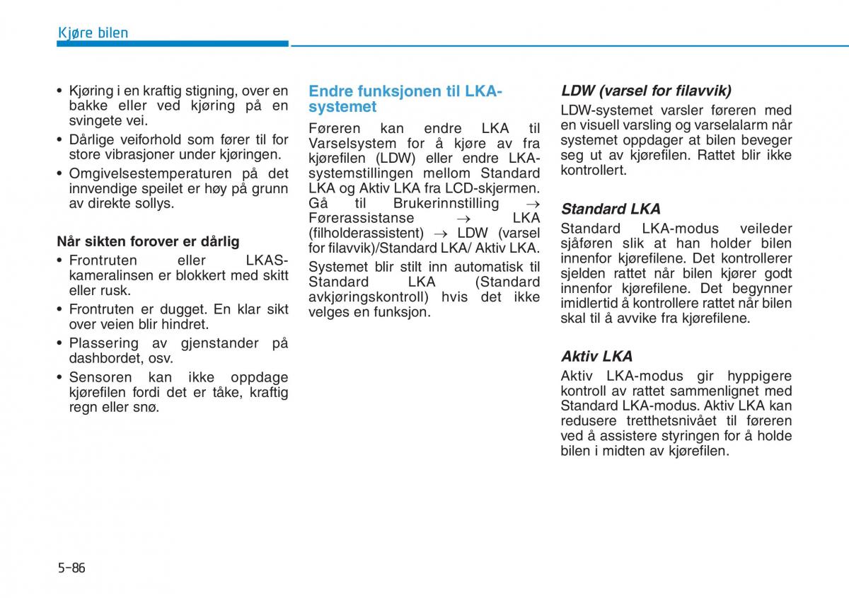 Hyundai Kona bruksanvisningen / page 357