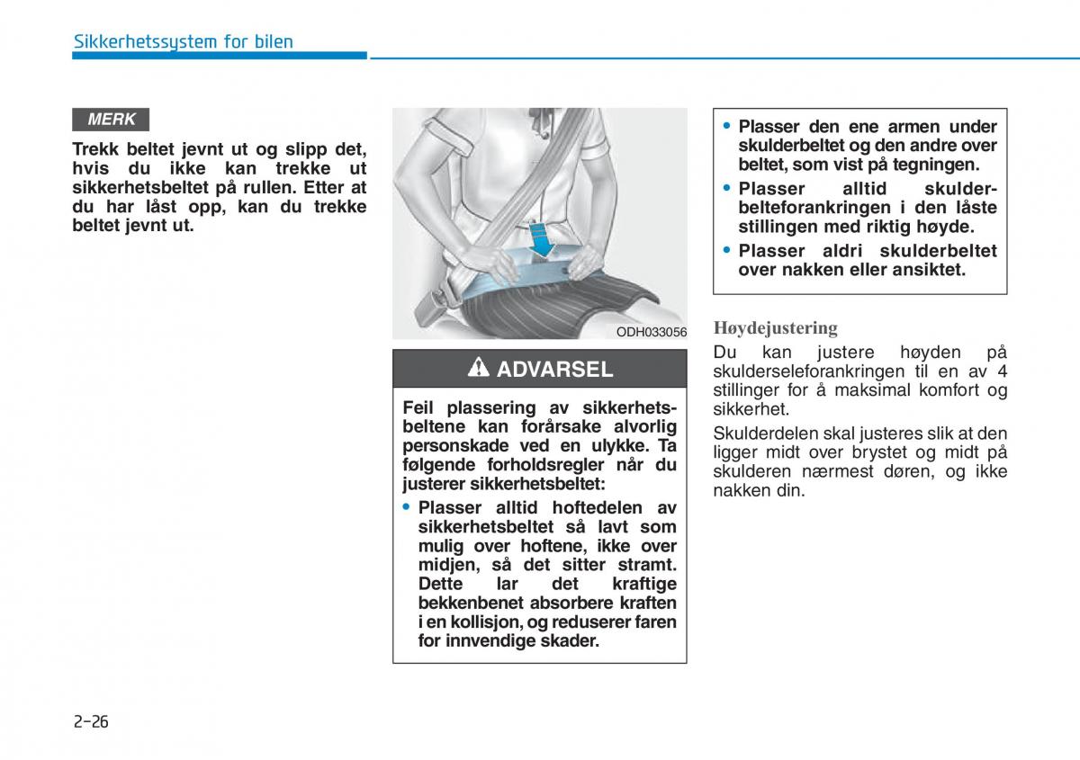 Hyundai Kona bruksanvisningen / page 42