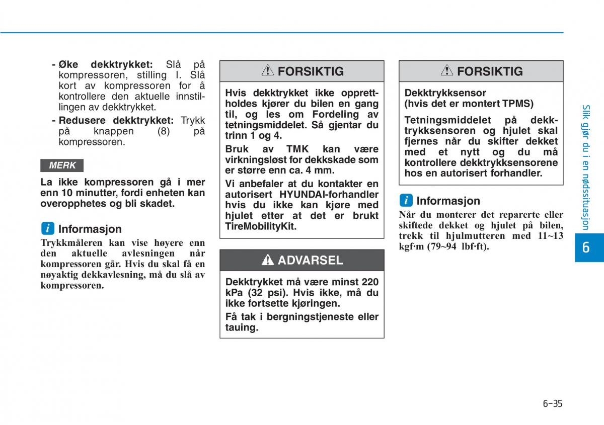 Hyundai Kona bruksanvisningen / page 424