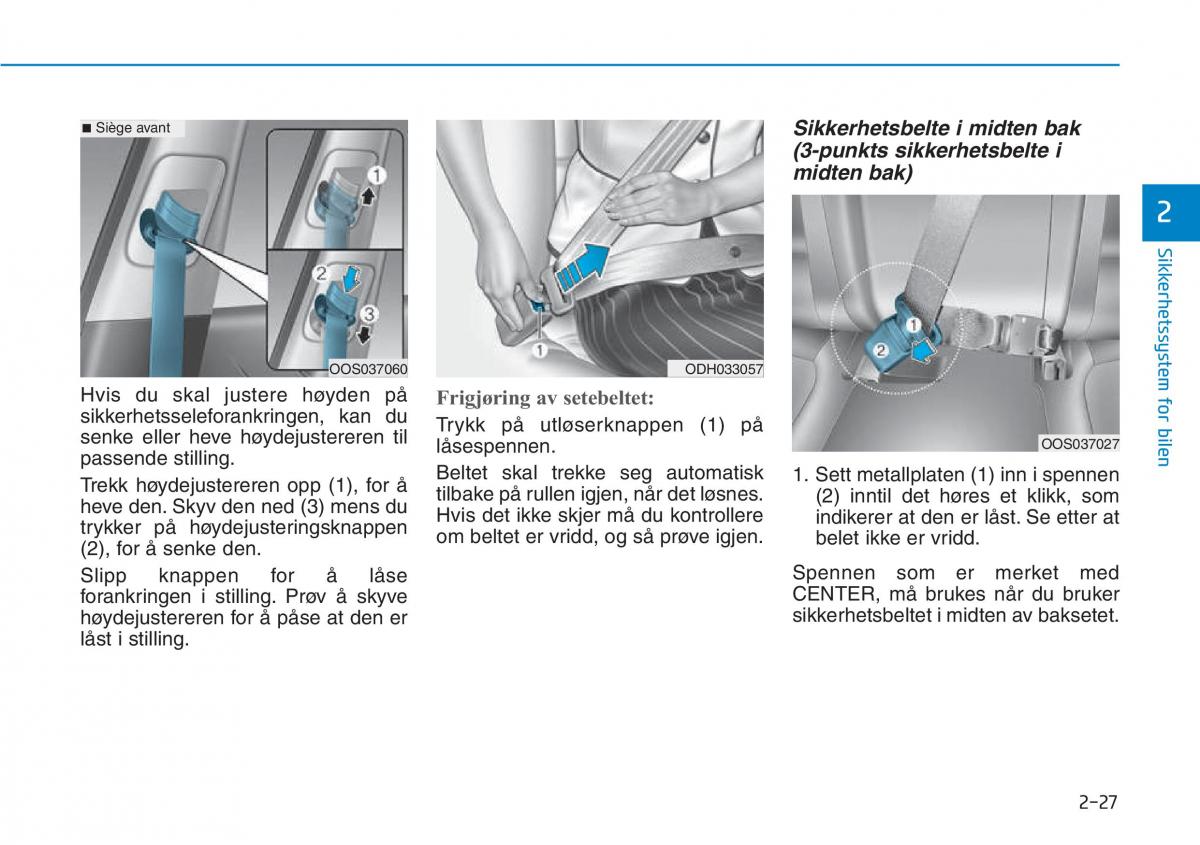 Hyundai Kona bruksanvisningen / page 43