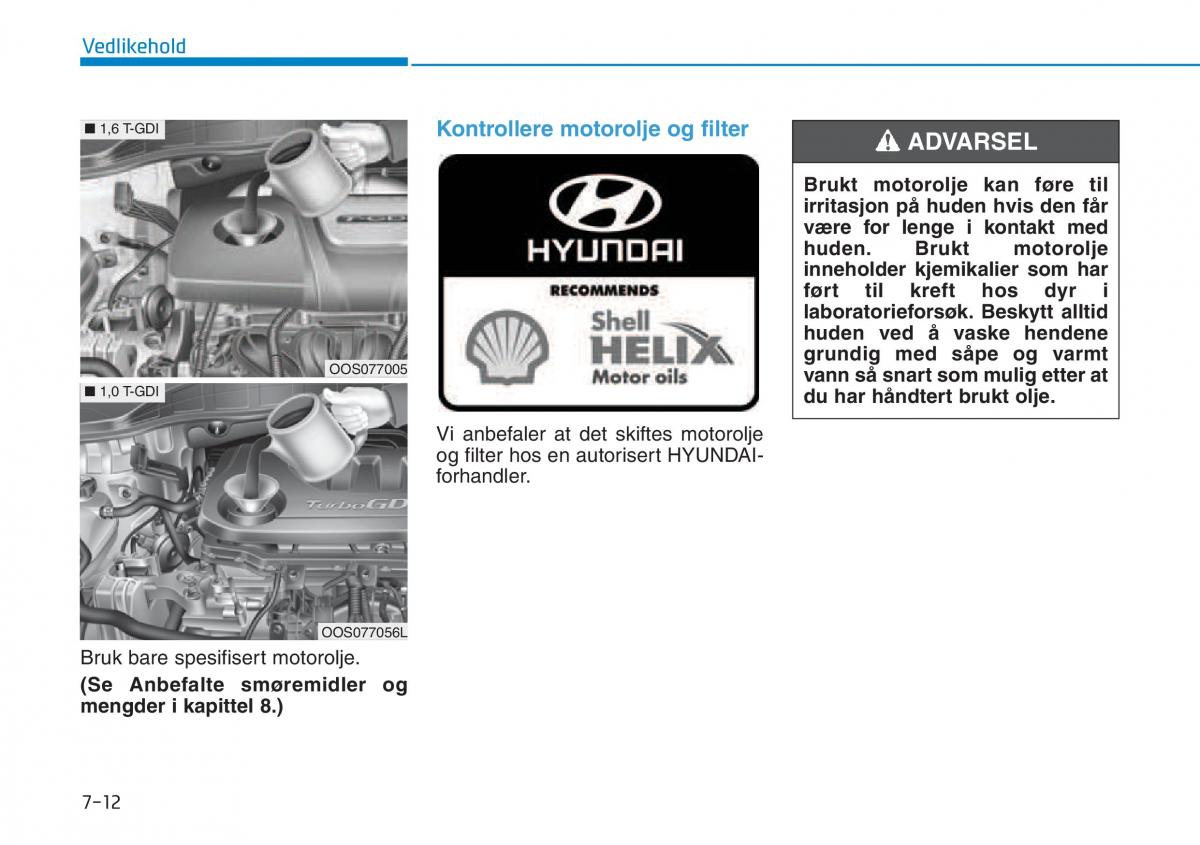 Hyundai Kona bruksanvisningen / page 447