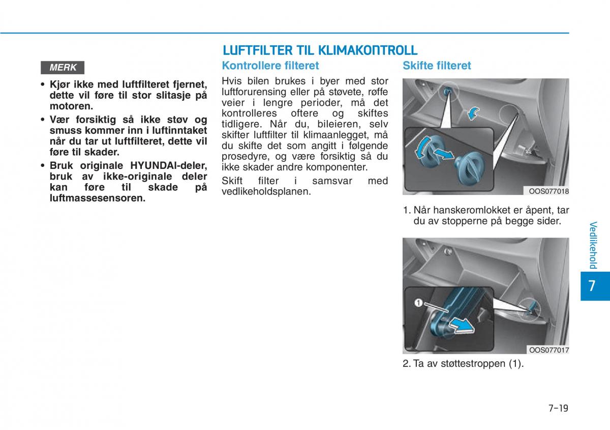 Hyundai Kona bruksanvisningen / page 454