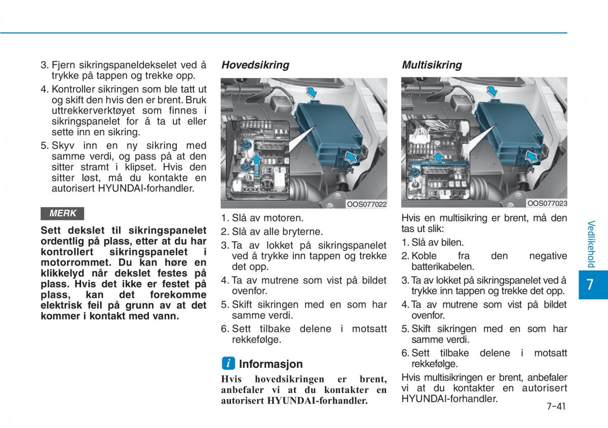 Hyundai Kona bruksanvisningen / page 476