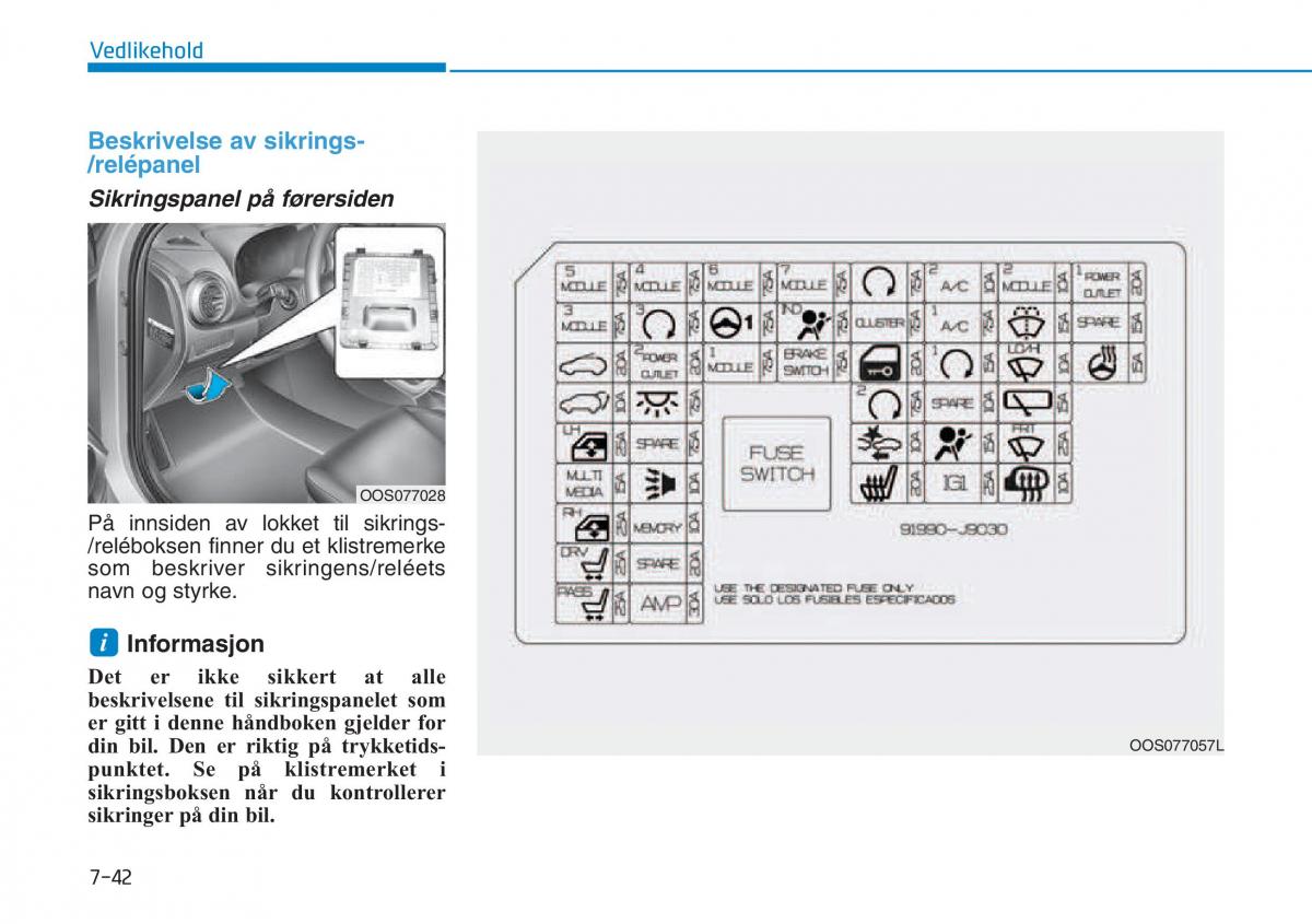 Hyundai Kona bruksanvisningen / page 477