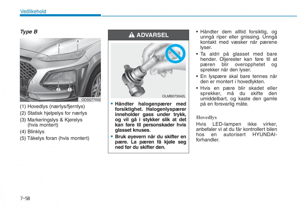 Hyundai Kona bruksanvisningen / page 493