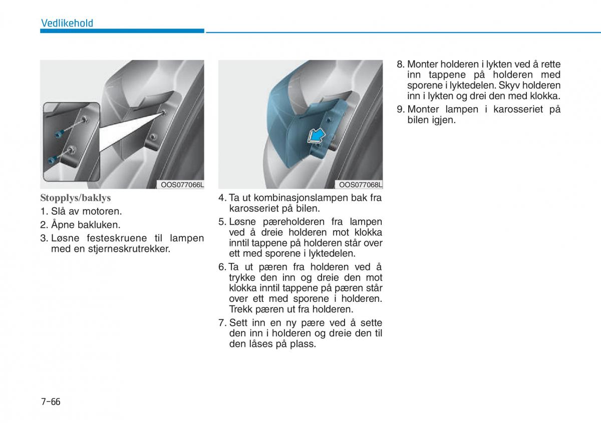 Hyundai Kona bruksanvisningen / page 501