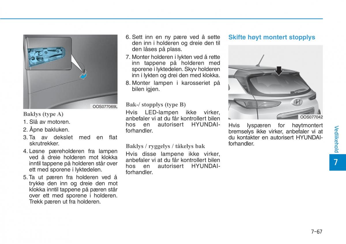 Hyundai Kona bruksanvisningen / page 502