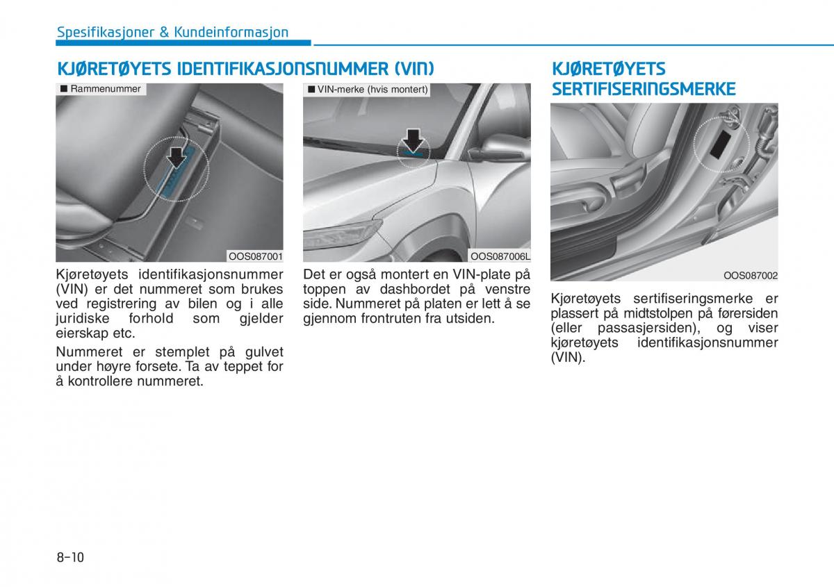 Hyundai Kona bruksanvisningen / page 525