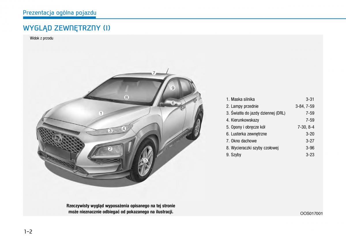 Hyundai Kona instrukcja obslugi / page 13