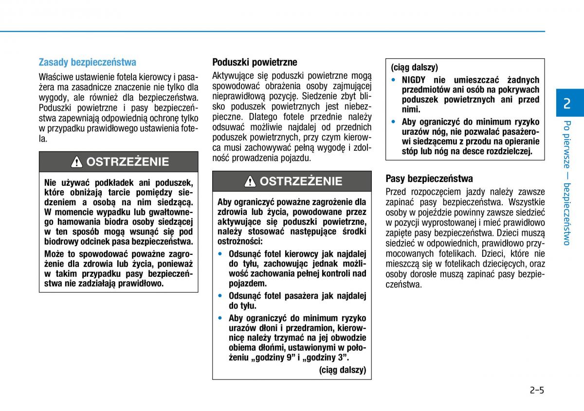 Hyundai Kona instrukcja obslugi / page 22