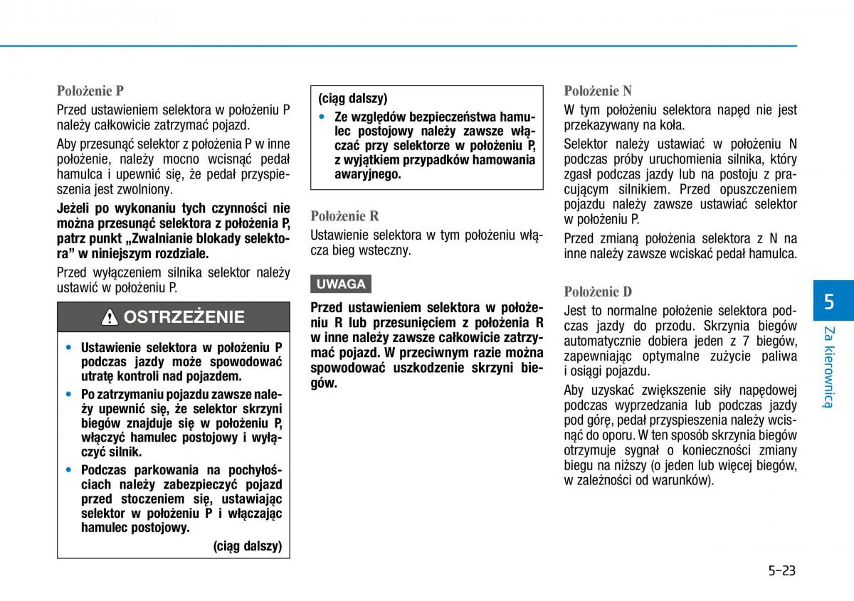 Hyundai Kona instrukcja obslugi / page 275