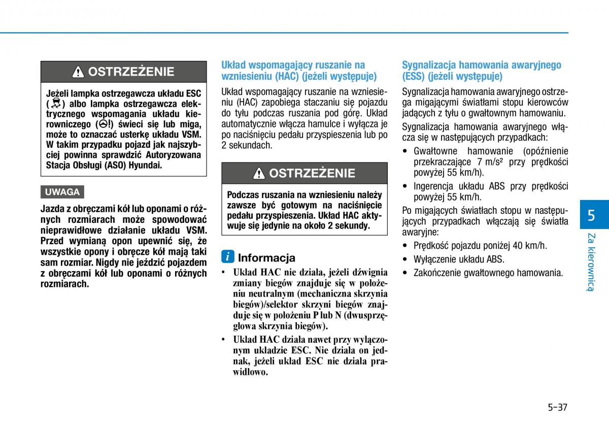 Hyundai Kona instrukcja obslugi / page 289