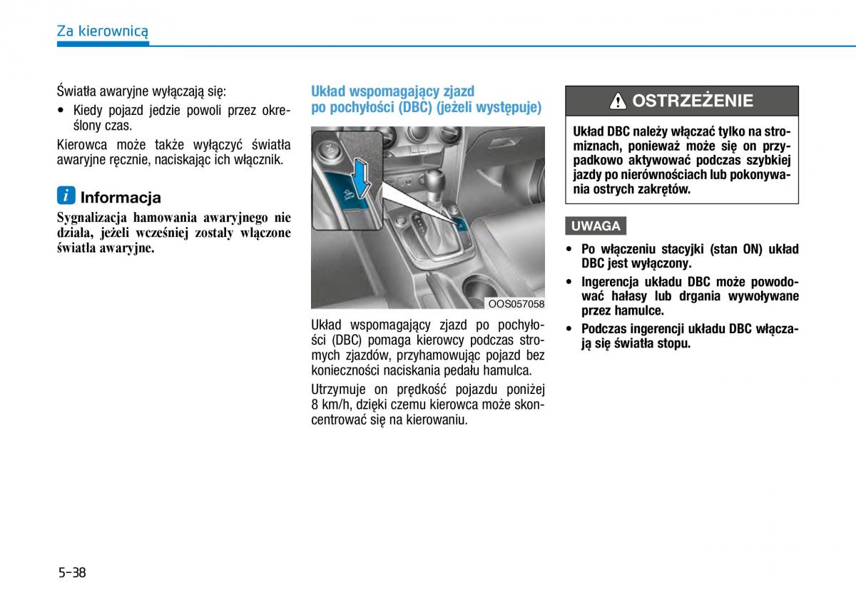 Hyundai Kona instrukcja obslugi / page 290