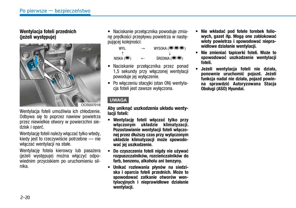 Hyundai Kona instrukcja obslugi / page 37