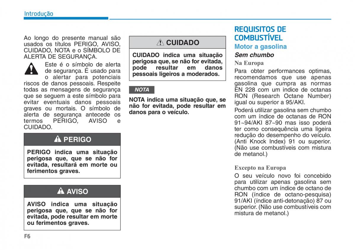 Hyundai Kona manual del propietario / page 6