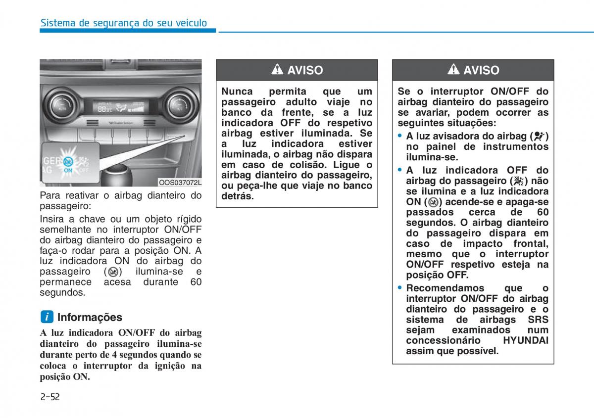 Hyundai Kona manual del propietario / page 69