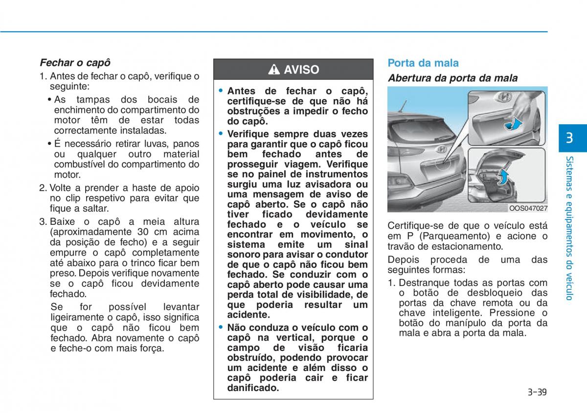 Hyundai Kona manual del propietario / page 124