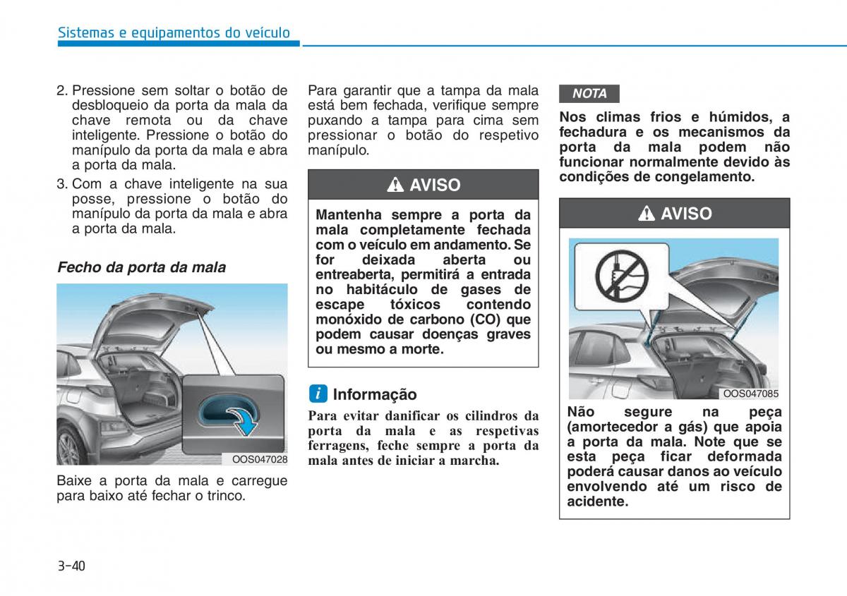 Hyundai Kona manual del propietario / page 125