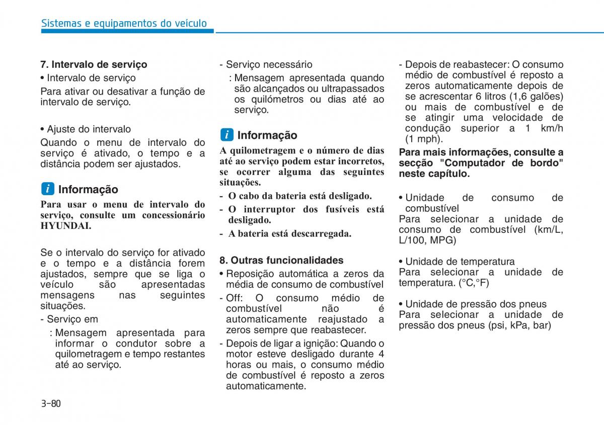 Hyundai Kona manual del propietario / page 165