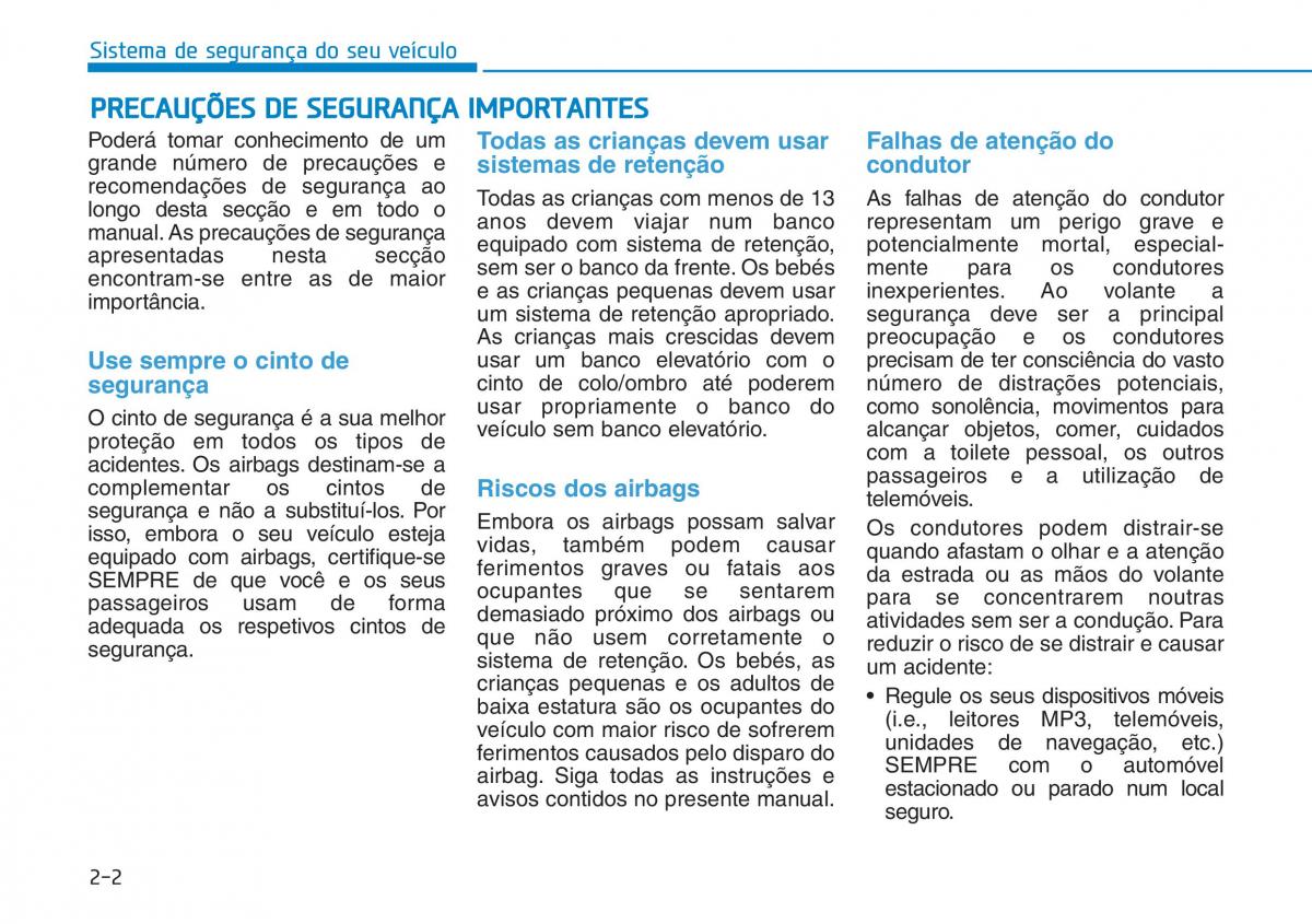 Hyundai Kona manual del propietario / page 19