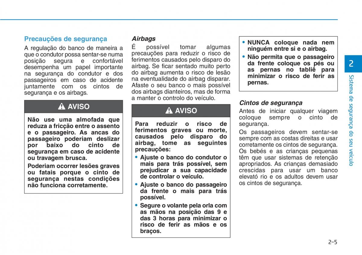 Hyundai Kona manual del propietario / page 22