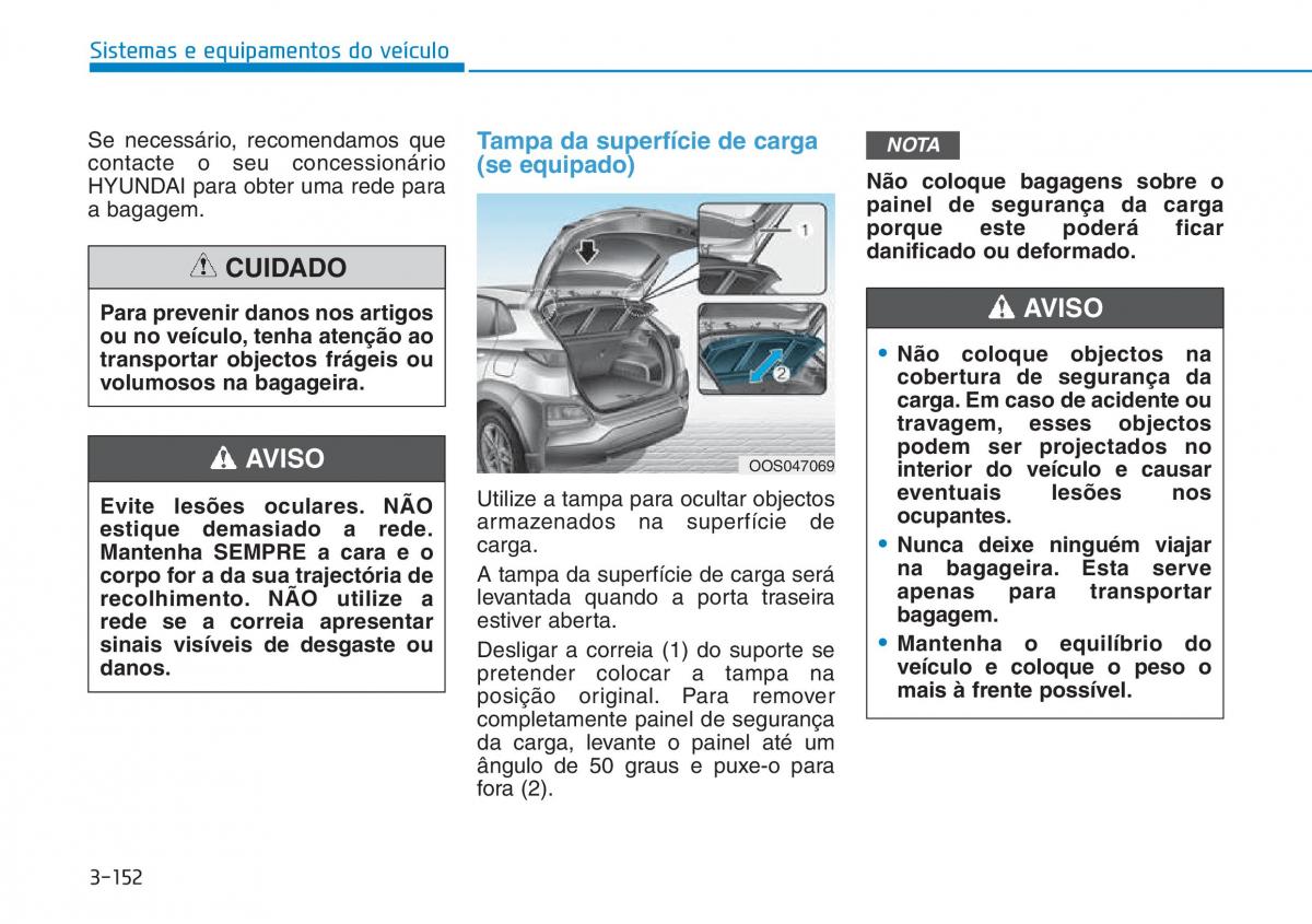 Hyundai Kona manual del propietario / page 237