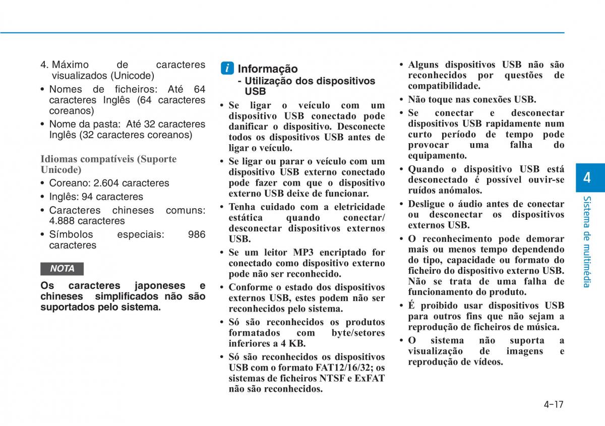 Hyundai Kona manual del propietario / page 256