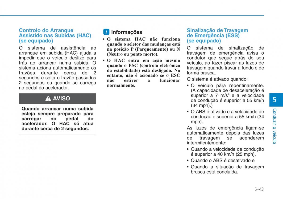 Hyundai Kona manual del propietario / page 317