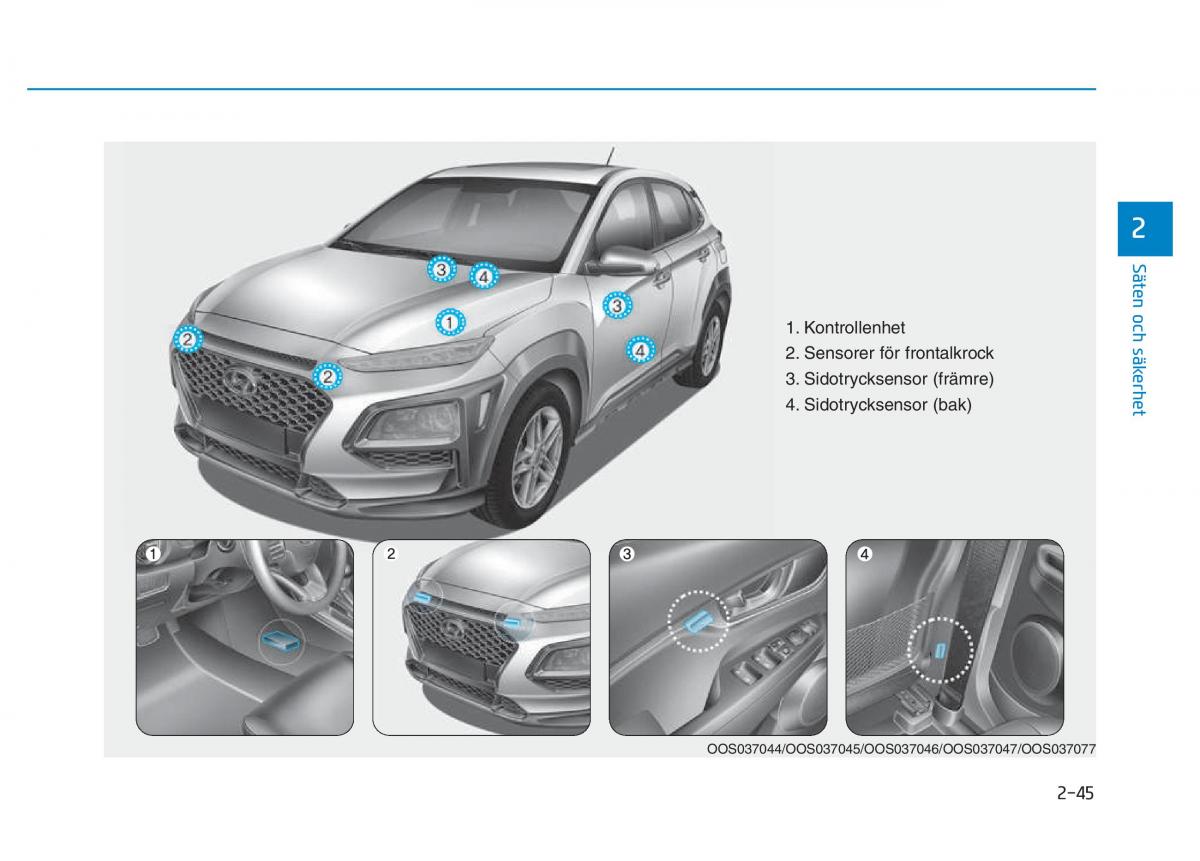 Hyundai Kona instruktionsbok / page 60