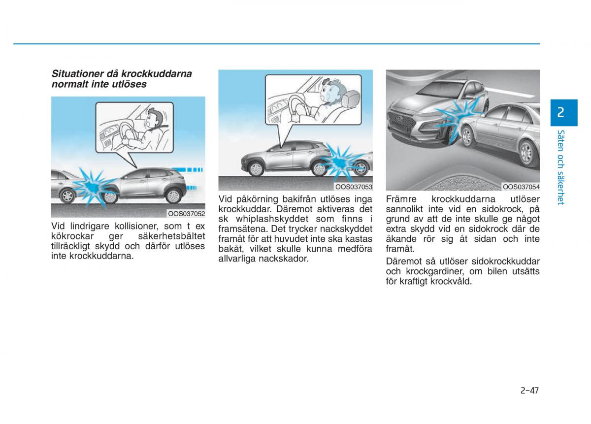 Hyundai Kona instruktionsbok / page 62