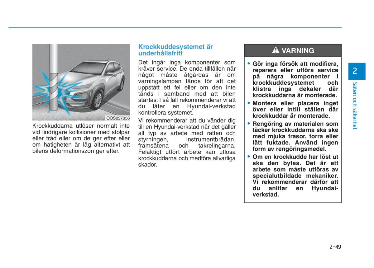 Hyundai Kona instruktionsbok / page 64