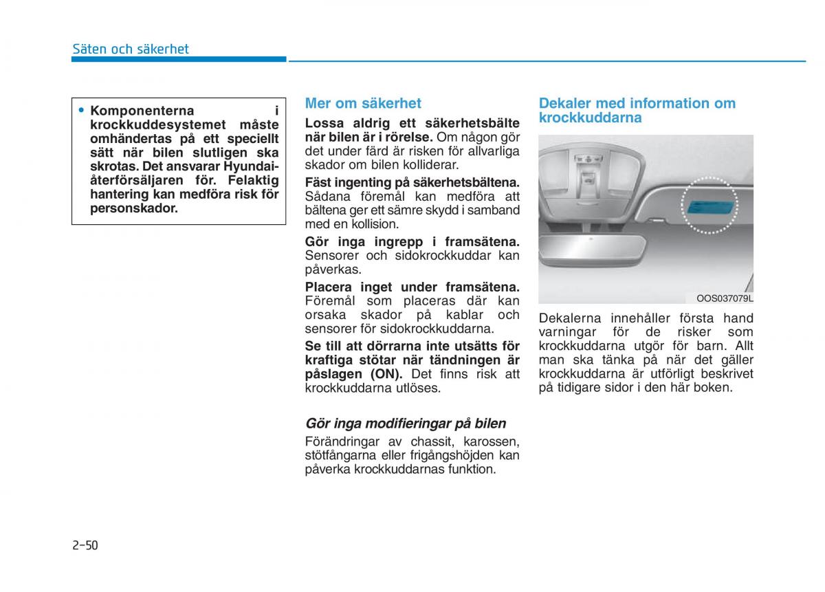 Hyundai Kona instruktionsbok / page 65