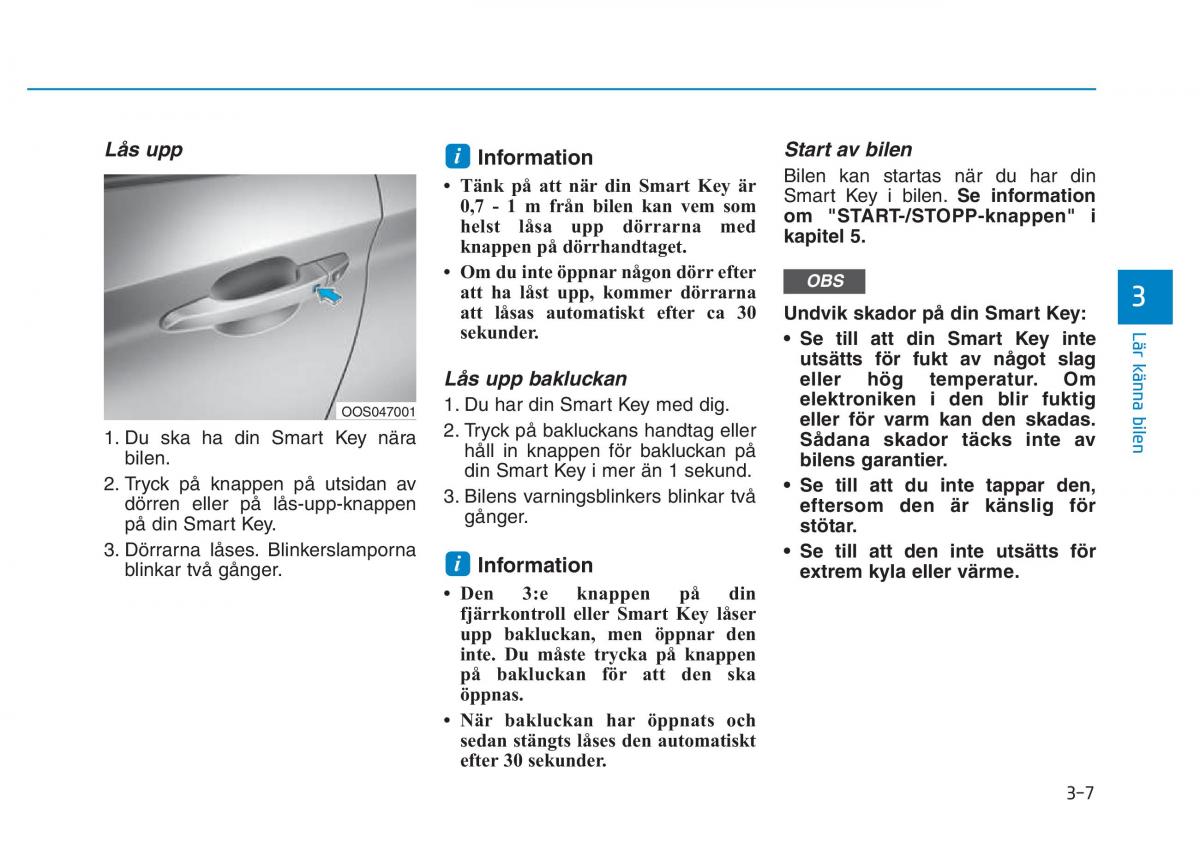 Hyundai Kona instruktionsbok / page 72