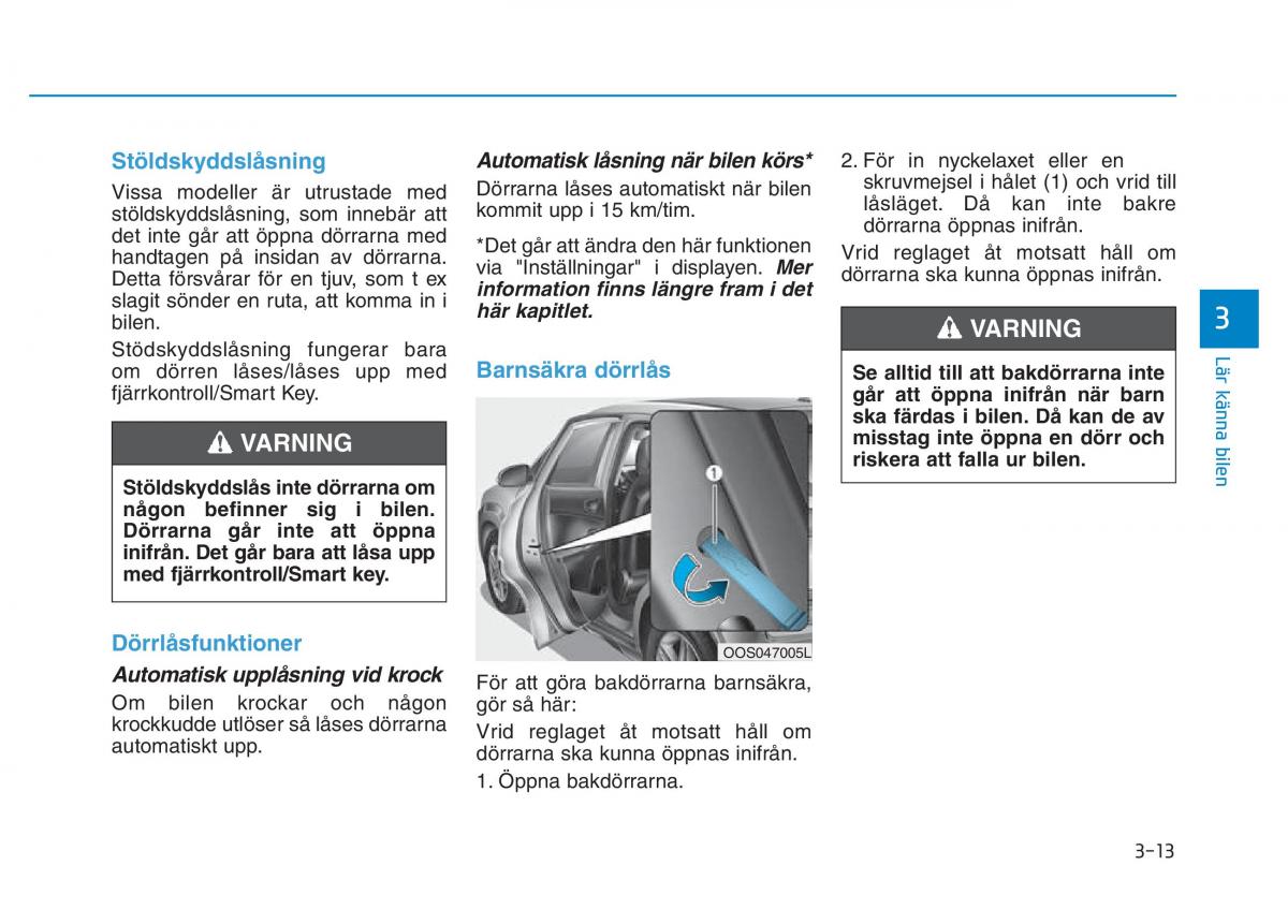 Hyundai Kona instruktionsbok / page 78