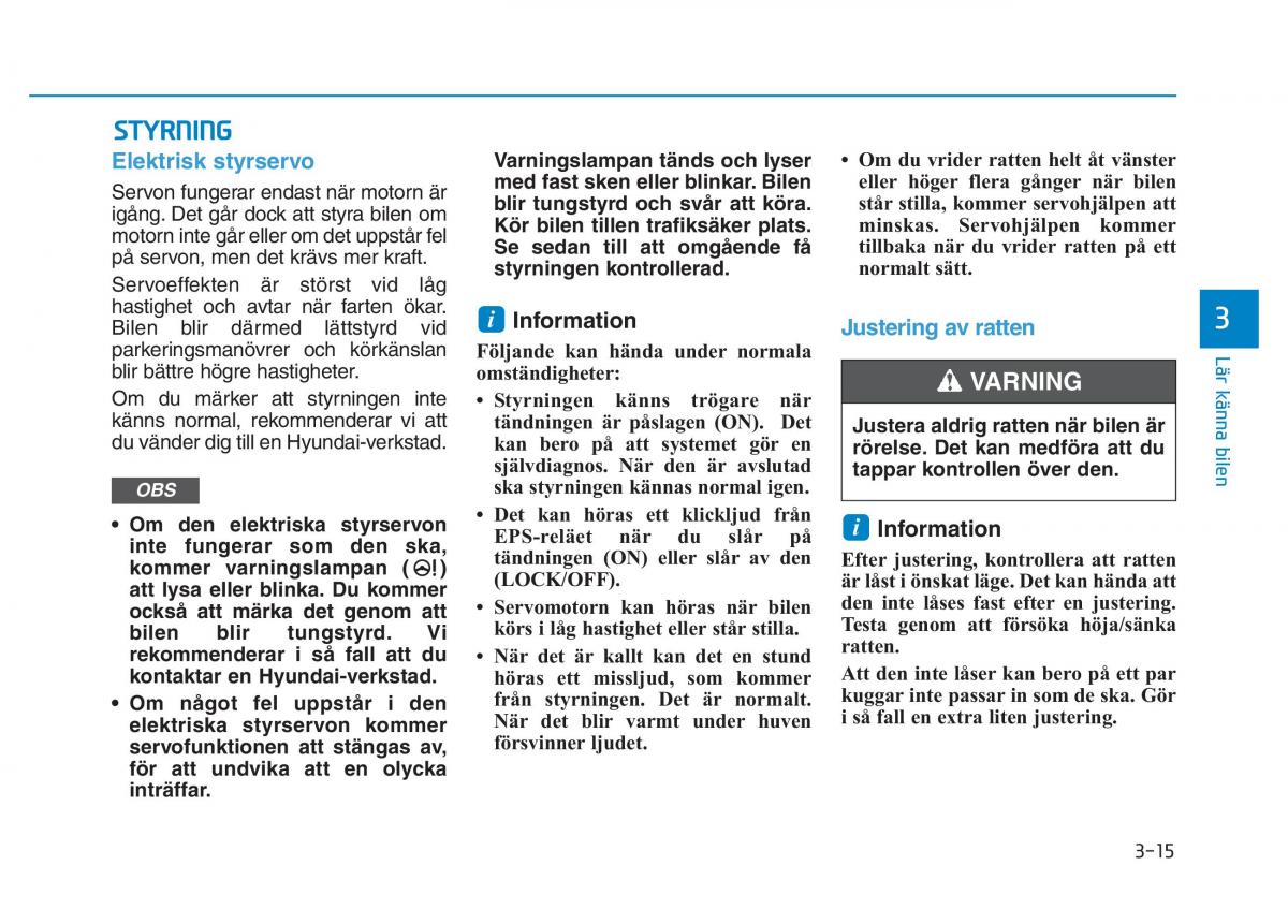 Hyundai Kona instruktionsbok / page 80