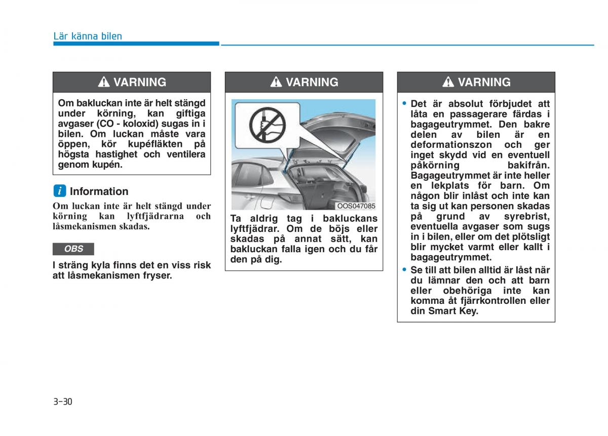 Hyundai Kona instruktionsbok / page 95