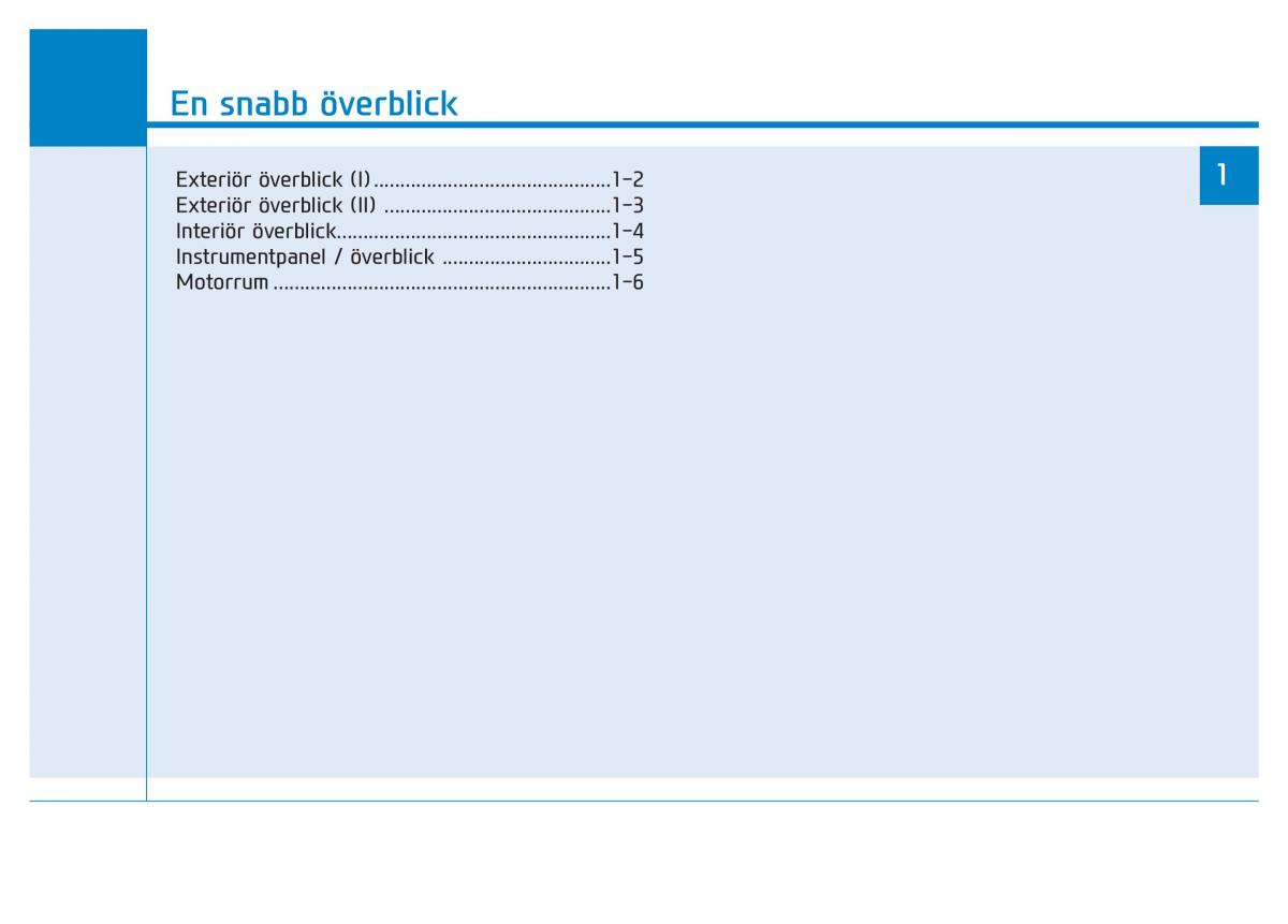 Hyundai Kona instruktionsbok / page 10